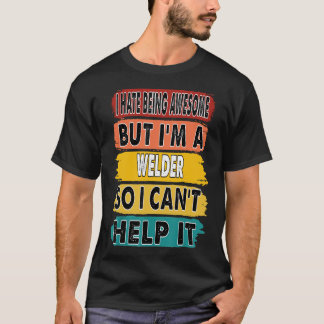T-shirt Je déteste Être génial, mais je suis une retraite