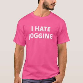 T-shirt Je déteste Jogging