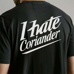 T-shirt Je déteste la coriandre / le cilantro