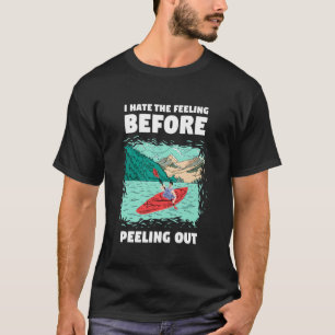 T-shirt Je déteste le sentiment avant de décoller en eaux