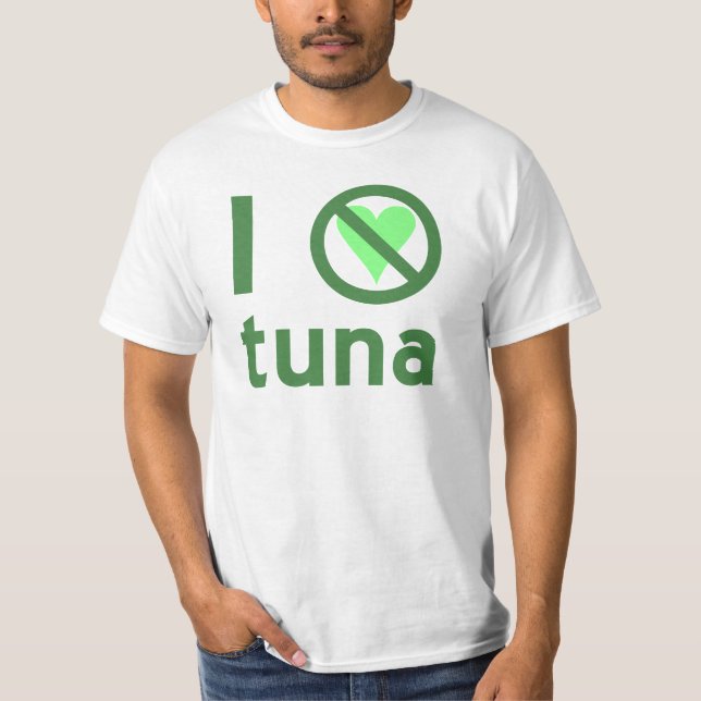 T-shirt Je déteste le thon (Devant)
