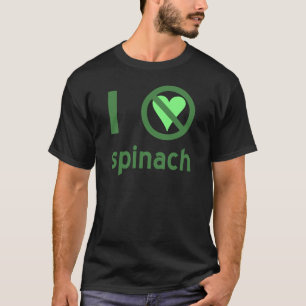 T-shirt Je déteste les épinards