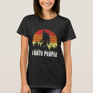 T-shirt Je Déteste Les Gens Plaisanter Famille Sarcastique