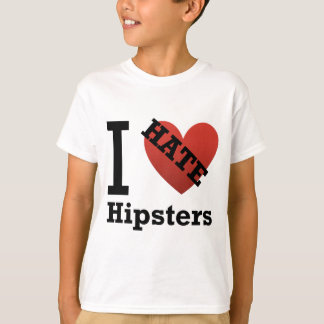 T-shirt Je déteste les Hipsters