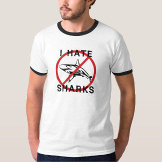 T-shirt Je déteste les requins