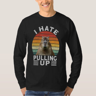 T-shirt Je déteste tirer sur Capybara gort Mème Rongeur V