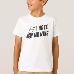 T-shirt Je déteste tondre tondre tondeuse de gazon jardine