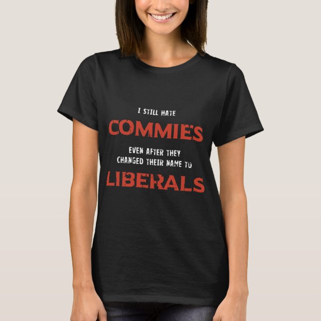 T-shirt Je déteste toujours des cocos même après qu'ils (Devant)