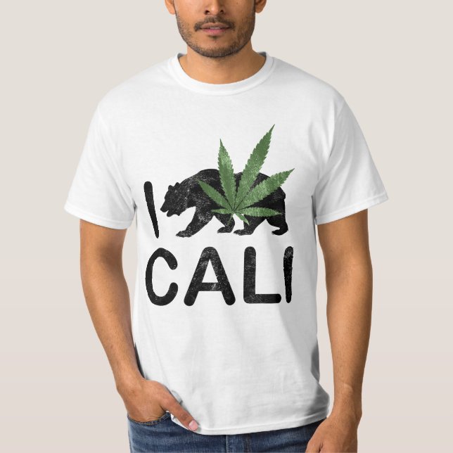 T-shirt Je dirige avec Cali (Devant)