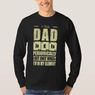 T-shirt Je Dis À Papa Des Blagues Périodiquement - Papa Pè