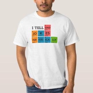 T-shirt Je dis à papa plaisante périodiquement, fête des p
