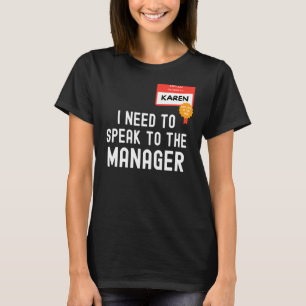 T-SHIRT JE DOIS PARLER AU DIRECTEUR FUNNY HALLOWEEN COS