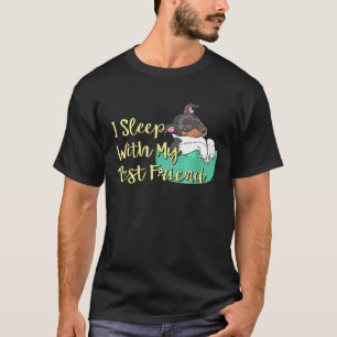 T-shirt Je Dors Avec Mon Meilleur Ami Chien