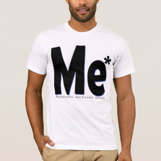 T-shirt Je - échelle grandeur !