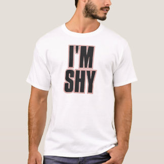 T-shirt Je-être-Timide (blanc)