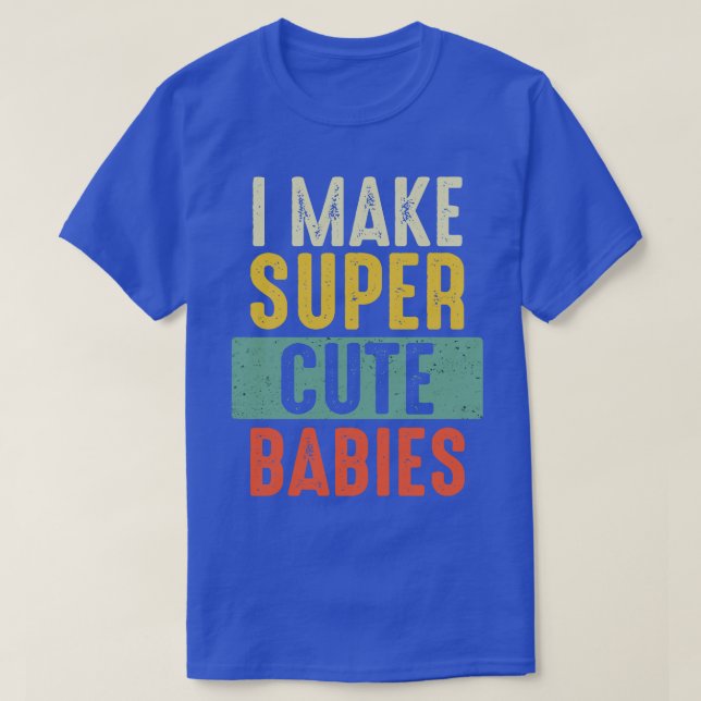 T-shirt Je Fabrique Super Mignonne Baby Shirt Drôle Nouvea (Design devant)