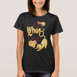 T-shirt Je Fais Ce Que Je Veux Cute Chat Animaux Sarcastiq