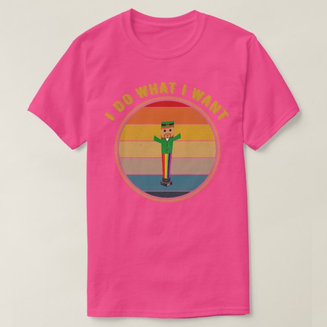 T-shirt Je Fais Ce Que Je Veux Un Balloonman Déchiré (Design devant)