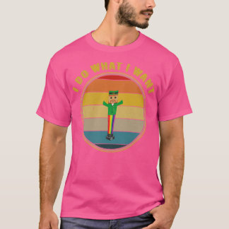 T-shirt Je Fais Ce Que Je Veux Un Balloonman Déchiré
