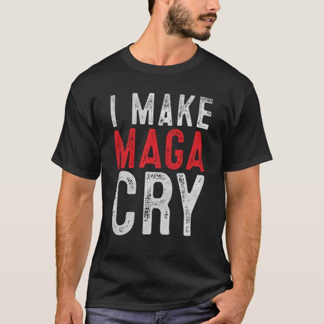T-shirt Je fais crier MAGA (Devant)