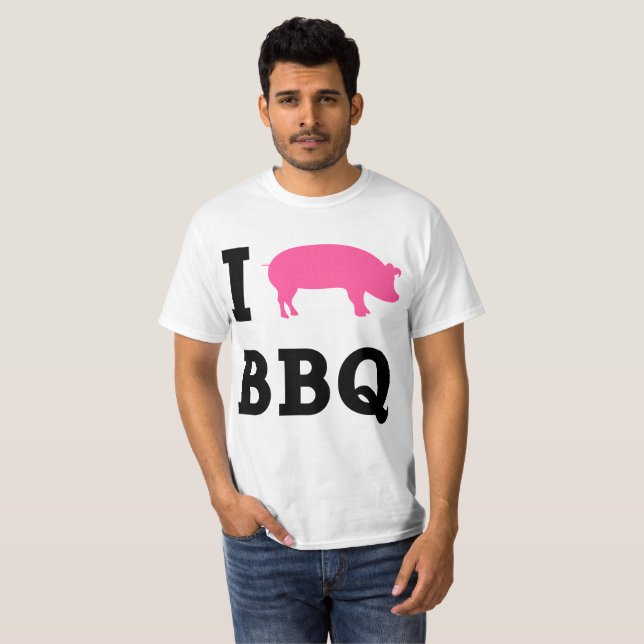 T-shirt Je fais cuire du barbecue (Devant entier)