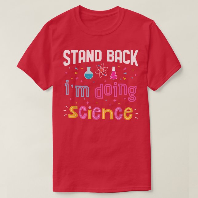 T-shirt Je fais de la science amusante science Lover chimi (Design devant)