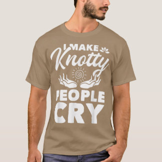 T-shirt Je fais des gens noueux CryMassage Thérapiste Mass
