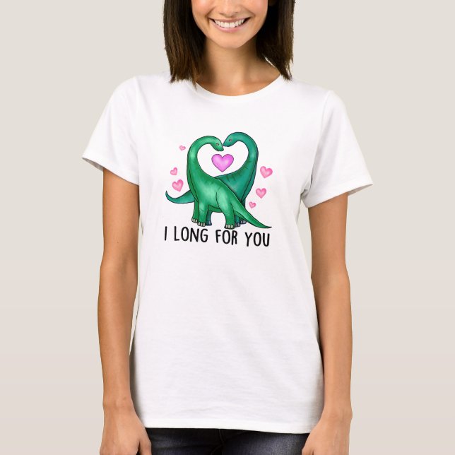T-shirt Je fais du temps pour toi Dinosaure Dinosaure La S (Devant)