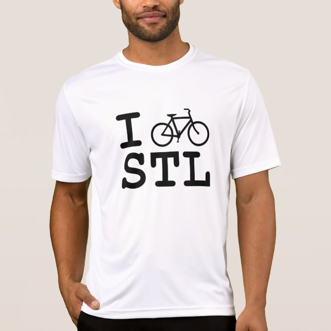 T-shirt Je fais du vélo STL (Devant)