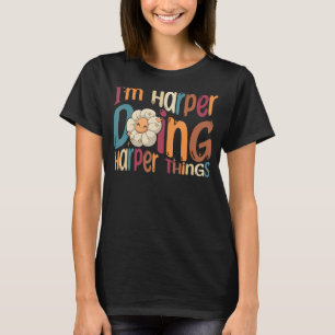 T-shirt Je fais Harper Things Super Retro Harpe