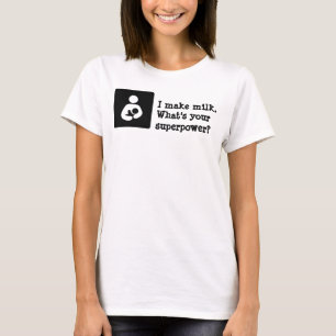 T-shirt Je fais le lait. Quelle est la votre