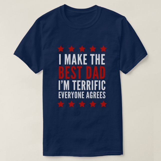 T-shirt Je fais le meilleur papa (Design devant)