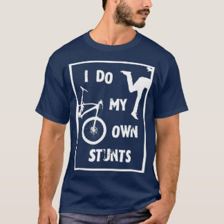 T-shirt Je Fais Mes Propres Étapes Drôle Hipster Vélo À Vé