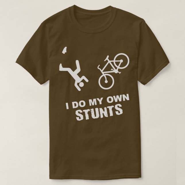 T-shirt Je Fais Mes Propres Pieds À Vélo Drôle (Design devant)