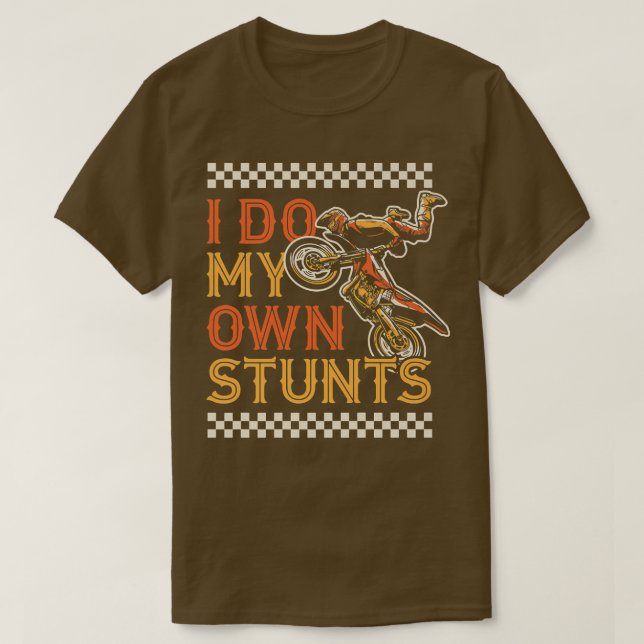 T-shirt Je Fais Mes Propres Pieds Drôle Motorcycle Bik Dir (Design devant)