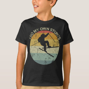 T-shirt Je Fais Mes Propres Pieds Ski Blessé Skier
