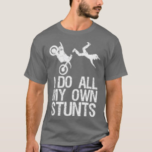 T-shirt Je Fais Mes Propres Pieds Vélo De Chemin Motocross