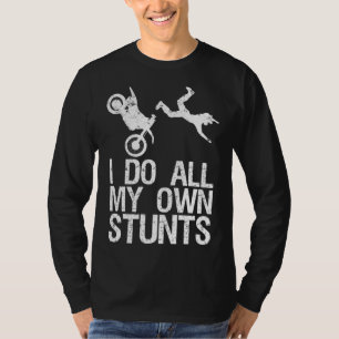 T-shirt Je Fais Mes Propres Pieds Vélo De Chemin Motocross