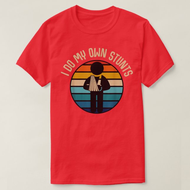 T-shirt Je Fais Mes Propres Têtes Drôle Blessure Poignet 1 (Design devant)