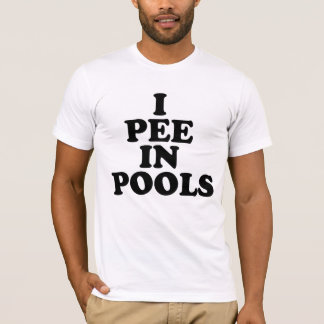 T-shirt Je fais pipi dans les piscines