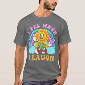 T-shirt Je fais pipi quand je ris humour adulte drôle