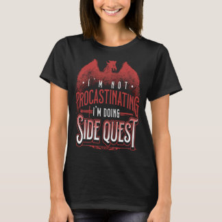 T-shirt Je fais Side Quests Jouer RPG Gamer jeu vidéo