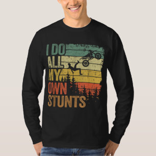 T-shirt Je Fais Tous Mes Propres Têtes Motocross Papa Bike