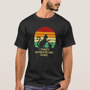 T-shirt Je fantasme sur la collection de chat Whiskers And