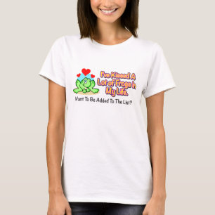 T-shirt "Je femme ai embrassé la chemise de beaucoup de