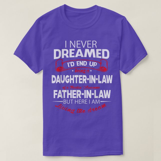 T-shirt Je finirais Par Être Une Fille En Droit D'Un Fain  (Design devant)