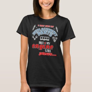 T-shirt Je Fonctionne Sur Les Pièces De Remplacement Un Or