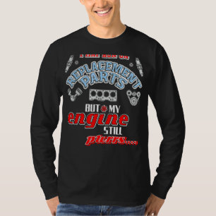 T-shirt Je Fonctionne Sur Les Pièces De Remplacement Un Or