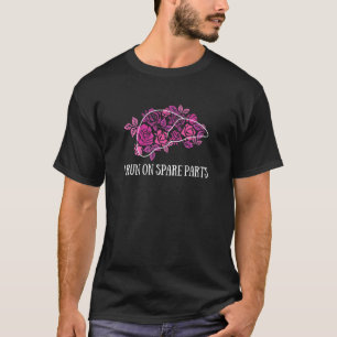 T-shirt Je Fonctionne Sur Pièces De Rechange Fleur De Foie