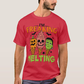 T-shirt Je fonds littéralement Halloween Été Summerween Gl